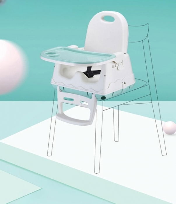 PRODUS RESIGILAT - Scaun de masa 6 in 1 pentru bebelusi si copii, Diverse culori [6]