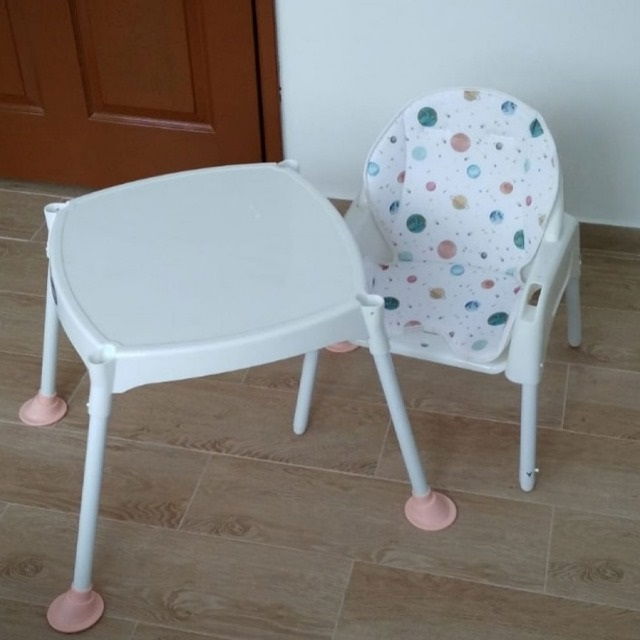 Scaun de masa bebe, 3 in 1, 6 luni - 4 ani, bebelusi si copii, multifunctional, transformabil in scaunel si masuta, Planets [2]