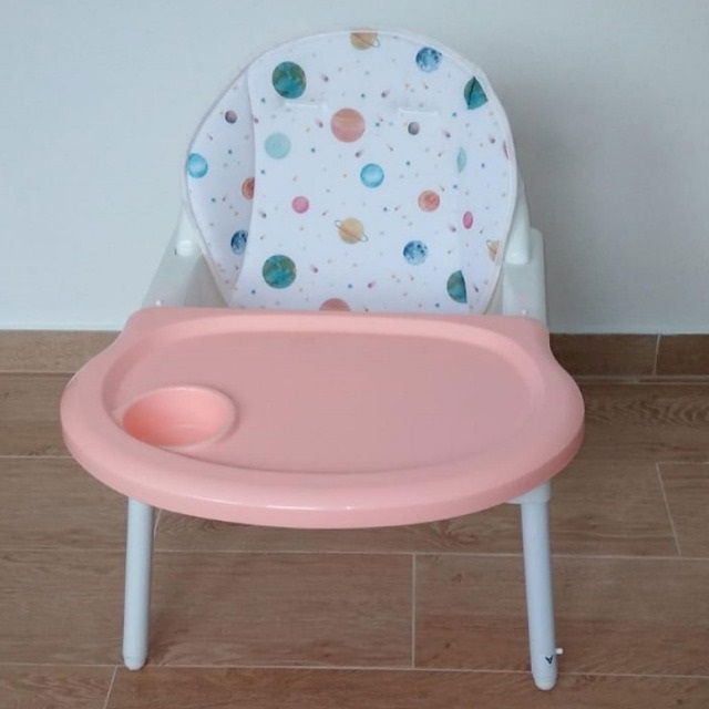 Scaun de masa bebe, 3 in 1, 6 luni - 4 ani, bebelusi si copii, multifunctional, transformabil in scaunel si masuta, Planets [3]