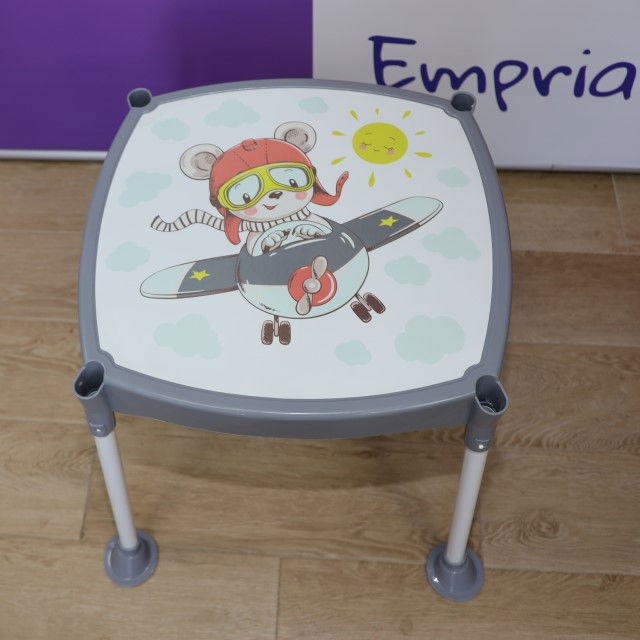 PRODUS RESIGILAT - Scaun masa copii si bebelusi, Empria, 3 in 1, multifunctional, transformabil in scaunel si masuta, Aviator [8]