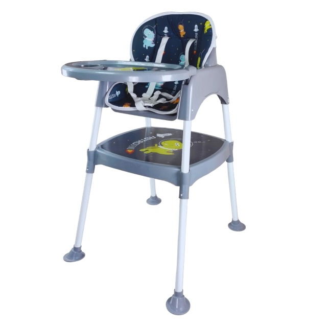 Scaun masa copii si bebelusi, Empria, 3 in 1, multifunctional, transformabil in scaunel si masuta, Astro Dino [17]