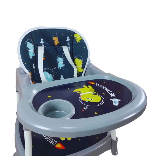 Scaun masa copii si bebelusi, Empria, 3 in 1, multifunctional, transformabil in scaunel si masuta, Astro Dino [16]