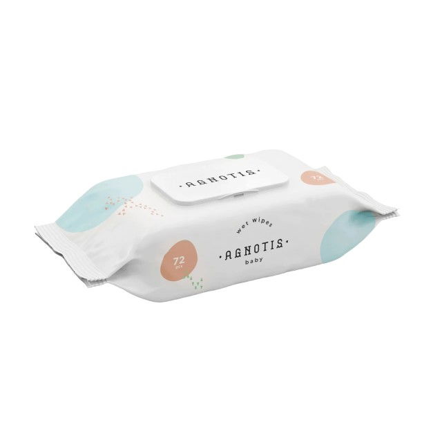 Servetele umede hipoalergenice pentru bebelusi si copii Agnotis, 3 pachete X 70 buc [2]