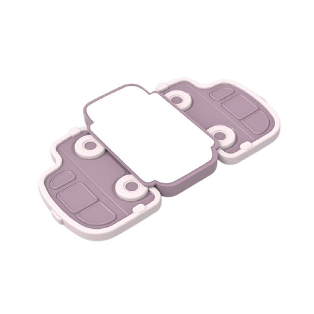 Set 2 sigurante geamuri/usi glisante, 11x6.5x0.5 cm, Mov/Alb [5]