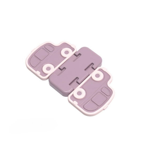 Set 2 sigurante geamuri/usi glisante, 11x6.5x0.5 cm, Mov/Alb [4]