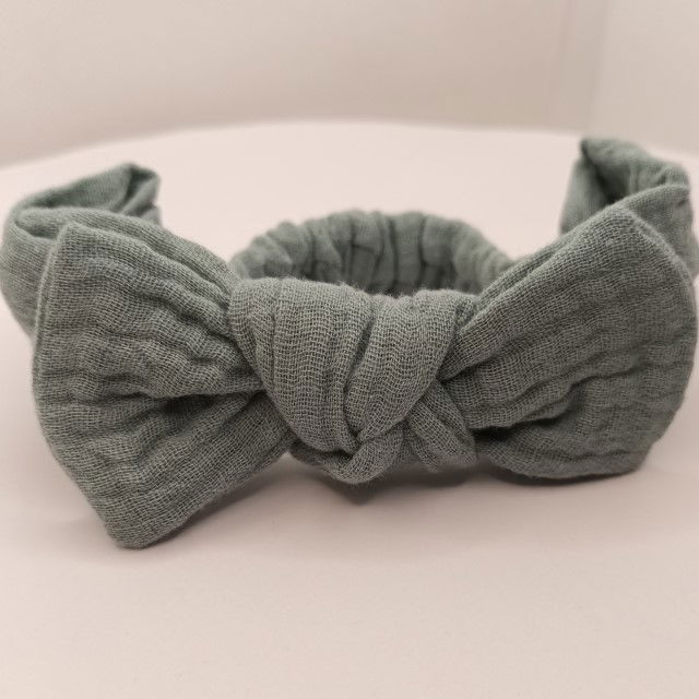 Set 3 bentite elastice pentru fetite, cu fundita, bebe 3-36 luni, Diverse culori [8]