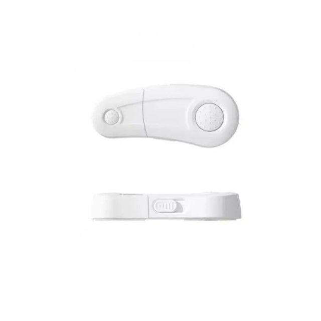 Set 4 bucati sigurante rotative, pentru usi dulap, 9.3 x 3.5 x 1.5 cm, Alb [4]