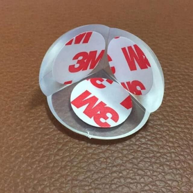 Set 4 protectii rotunde silicon transparent, 3x2.3x2.0 cm_Empria [5]