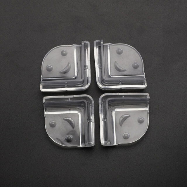 Set 4 coltare silicon transparent, 4.2x1.9x0.8 cm_Empria [11]