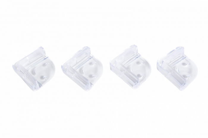 Set 4 coltare silicon transparent, 4.2x1.9x0.8 cm_Empria [8]