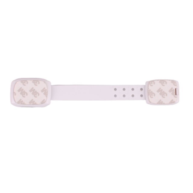 Set 4 sigurante ajustabile, cu mecanism dublu de blocare, 22.5 x 4.2 cm, alb [7]