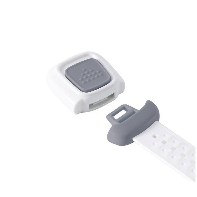 Set cu incuietoare dubla pentru usi si sertare gri, 25 cm_Empria [3]