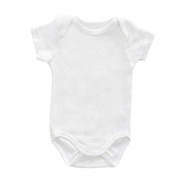 Set 5 body-uri din bumbac albe cu maneca scurta Drool, 0-3 luni [2]