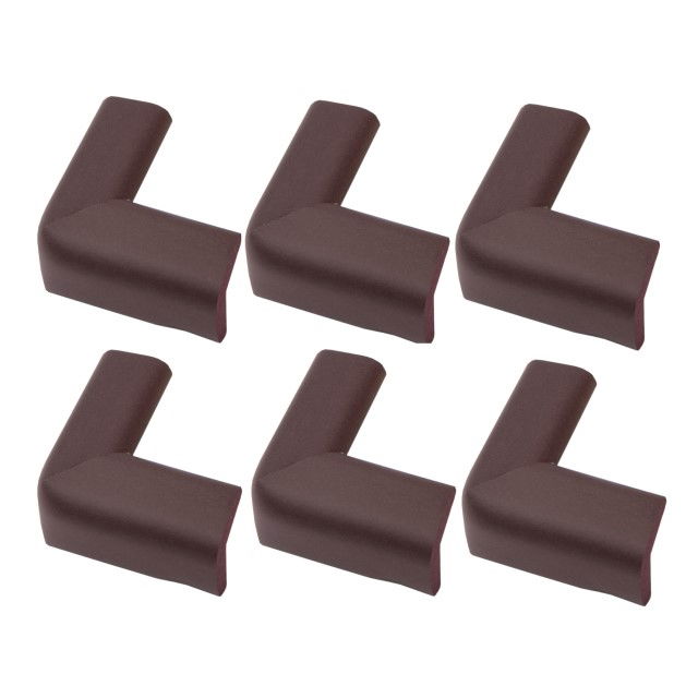 Set 6 bucati subtiri protectii colturi mobilier, 2.3x0.7x5 cm, Grena [2]