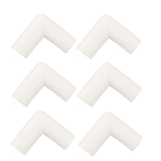 Set 6 bucati subtiri protectii colturi mobilier, 2.3x0.7x5 cm, Alb Fildes [2]