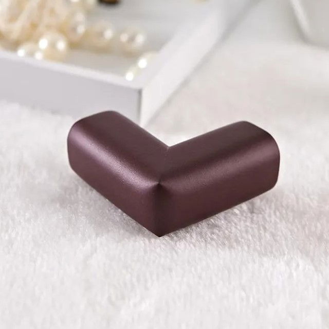 Set 6 bucati subtiri protectii colturi mobilier, 2.3x0.7x5 cm, Grena [4]