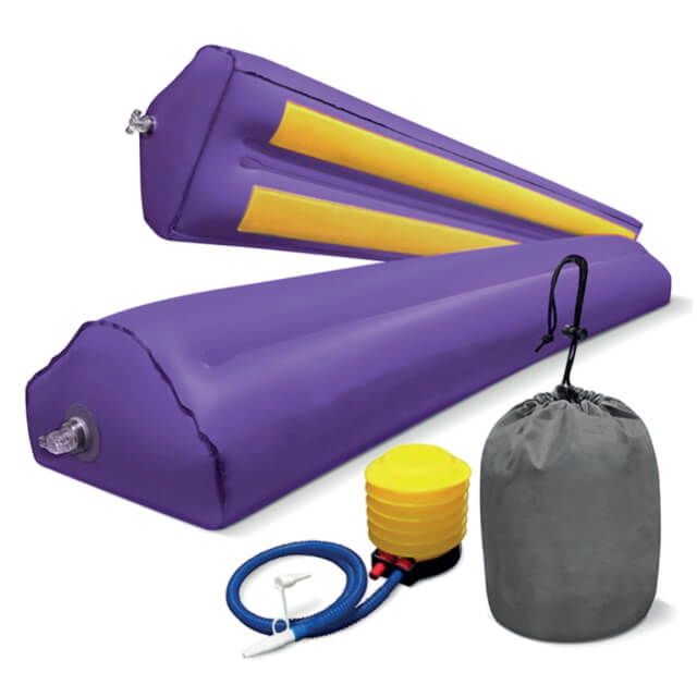 Set bumpere gonflabile protectie pat copii, Empria, 2 bucati, portabile, 120x20x15 cm [2]