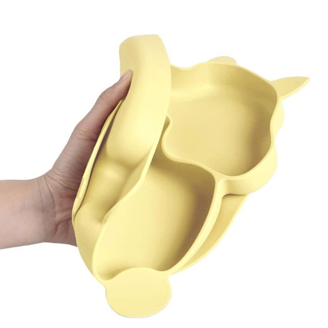 Set complet din silicon fara alergeni pentru diversificare bebe, Empria, Veverita, Diverse culori [4]