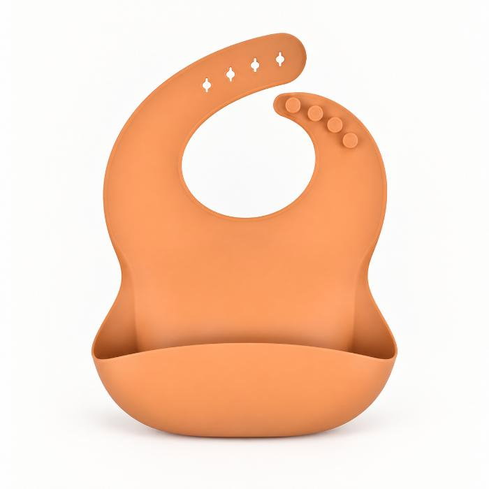 Set hranire bebelusi, 6 piese, diversificare, silicon fara BPA, Empria, Portocaliu [9]