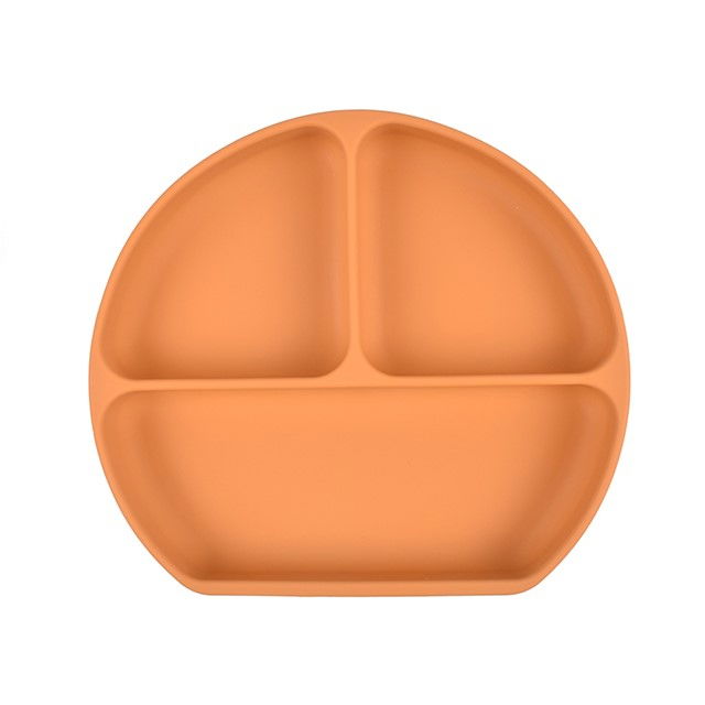 Set hranire bebelusi, 6 piese, diversificare, silicon fara BPA, Empria, Portocaliu [4]