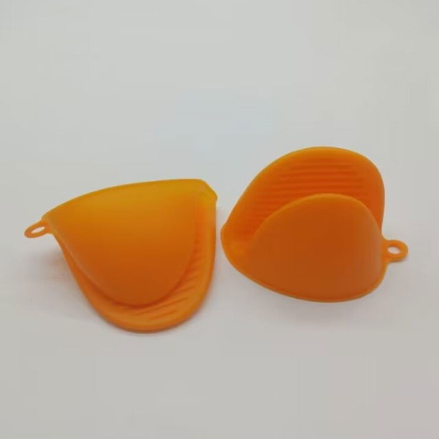 Set manusi protectie cuptor si aragaz, Empria, Silicon, 2 bucati, Portocaliu [6]