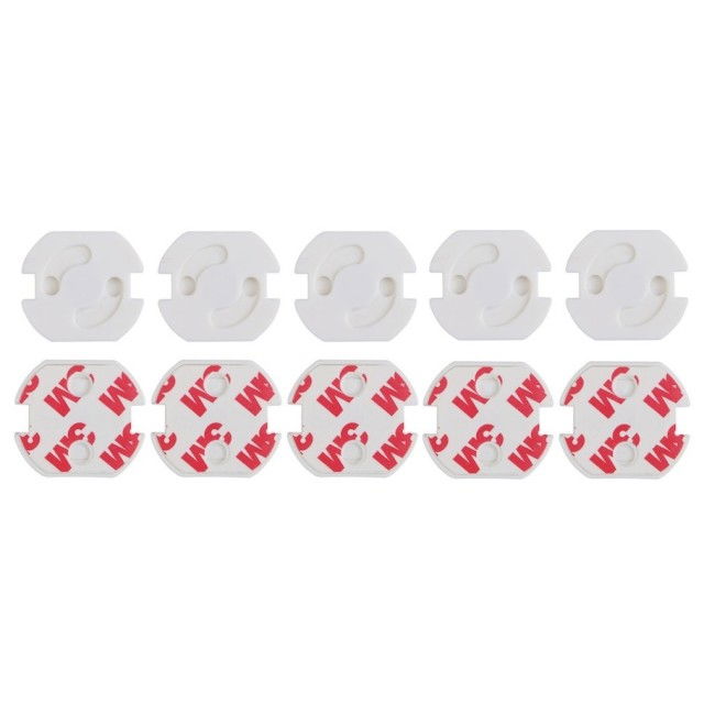 Set protectie priza copii, 10 bucati cu adeziv [15]