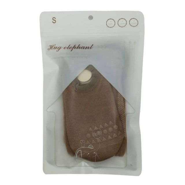 Set protectii anti-alunecare bebe, genunchiere si sosete, Maro [13]