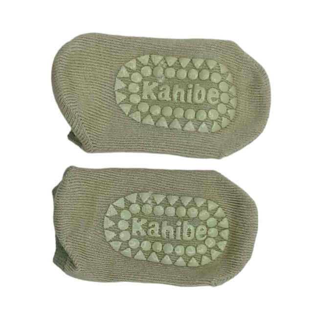 Set protectii anti-alunecare bebe, genunchiere si sosete, Verde [5]