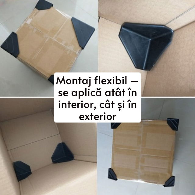 Set protectii pentru colturi cutii, Empria, 30 bucati, 7.4x7.4x7.4x0.2 cm [4]