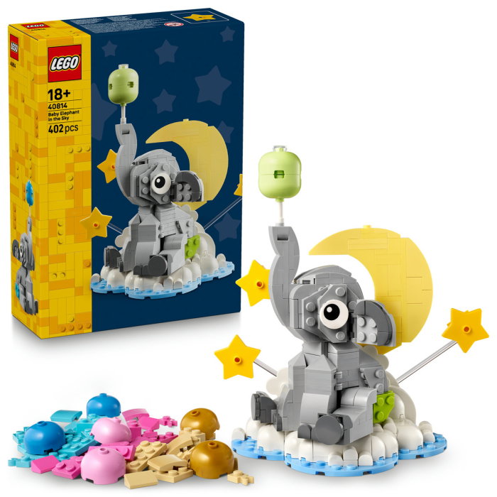 Seturi emblematice - Pui de elefant pe cer (40814), 402 piese [1]
