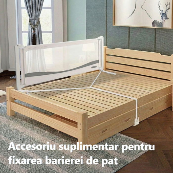 Sistem ancorare suplimentara pentru bariera protectie pat copii [4]