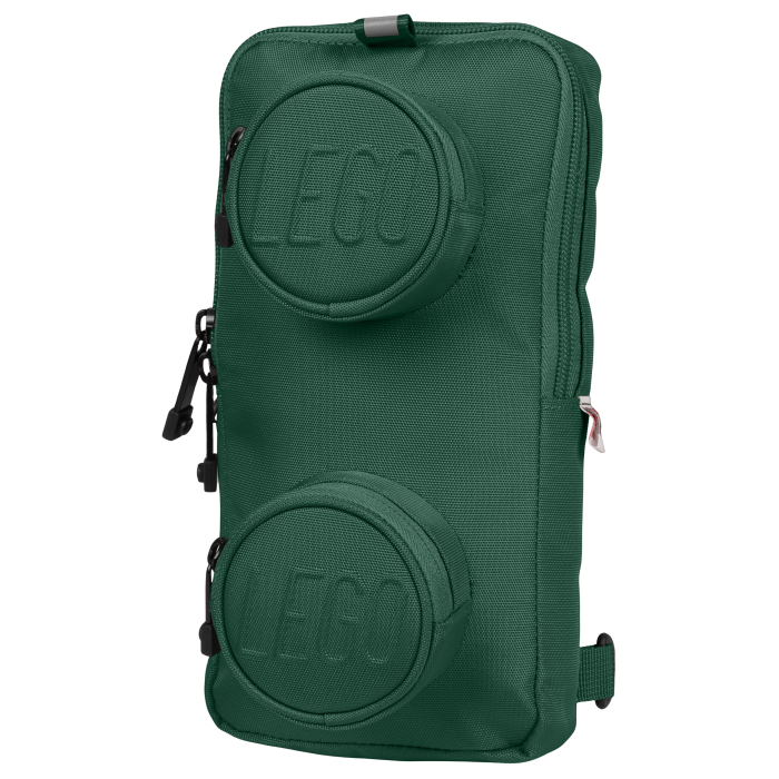 Sling bag LEGO Signature Brick 1x2 - Verde inchis (20207B-0141) [1]