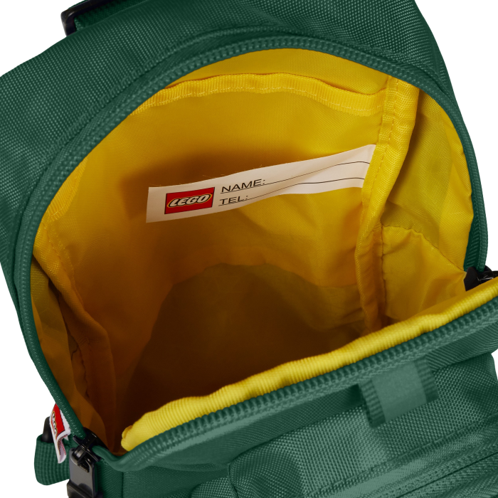 Sling bag LEGO Signature Brick 1x2 - Verde inchis (20207B-0141) [4]