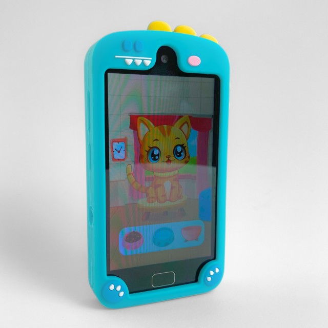 Smartphone copii jucarie educativa video foto 32gb TF card rezolutie 480*800 display 10cm, Bleu [37]