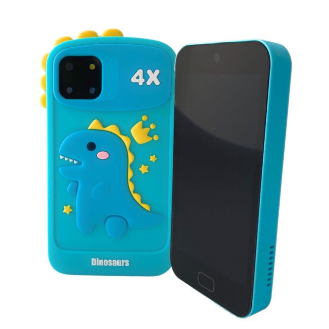 Smartphone copii jucarie educativa video foto 32gb TF card rezolutie 480*800 display 10cm, Bleu [8]