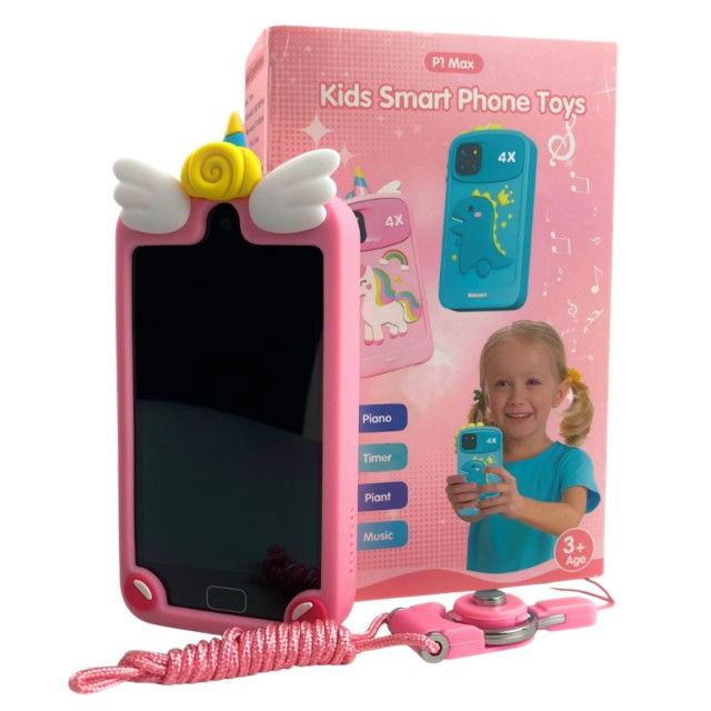 Smartphone copii jucarie educativa video foto 32gb TF card rezolutie 480*800 display 10cm, Diverse culori [6]