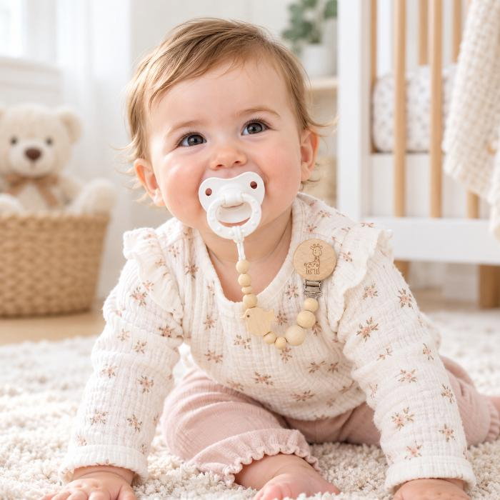 Suport cu bile pentru suzeta, BabyJem, din lemn, Diverse modele [2]