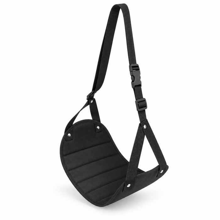 Suport pentru relaxarea picioarelor, hamac picioare, 20.5 x 45 cm, Empria, Negru [3]