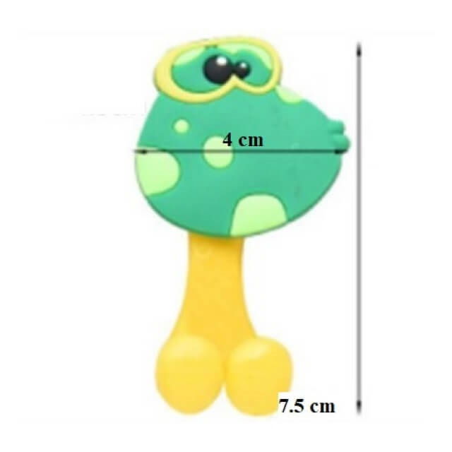 Suport periuta de dinti copil, silicon, 7,5x4 cm, Diverse modele [2]