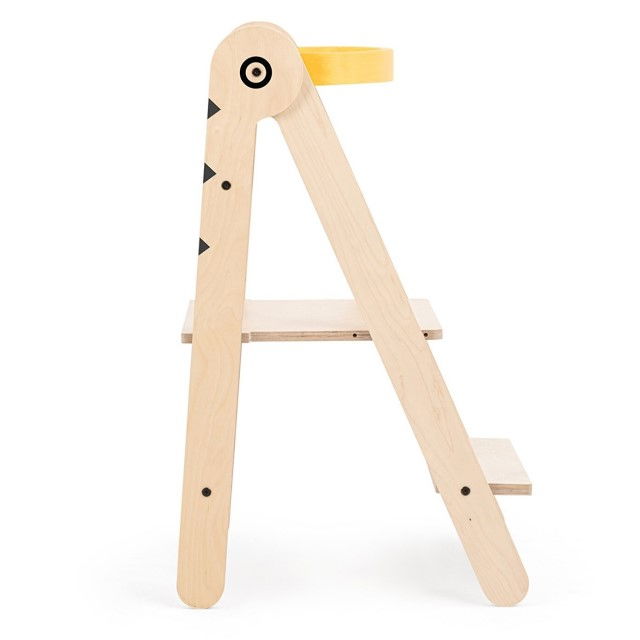 Turn de invatare pliabil MamaToyz Learning Tower din lemn, Diverse culori [3]