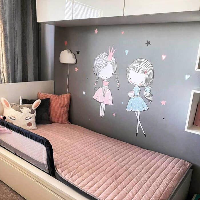 Zane INSPIO, autocolante in culoarea mentei si roz pudrat, 90 cm menta-roz [3]