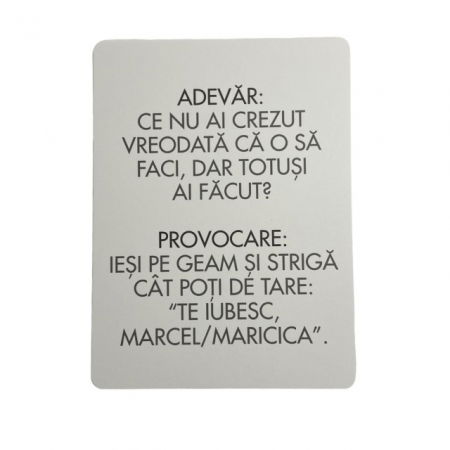 Jocuri educative - Joc distractiv Adevăr sau Provocare