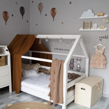 Animale din padure cu baloane in culori maro [5]