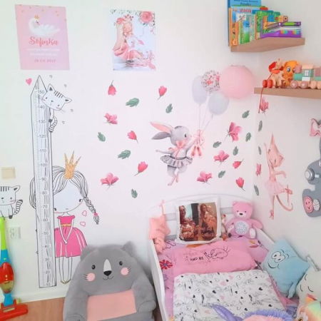 Autocolant pentru perete - Animale care danseaza balet [4]