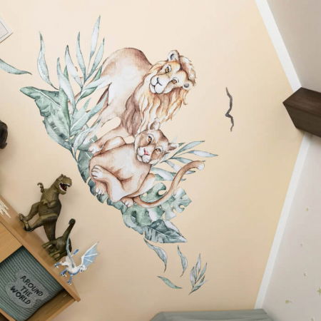 Autocolant pentru perete - animale SAFARI din salbaticie [4]