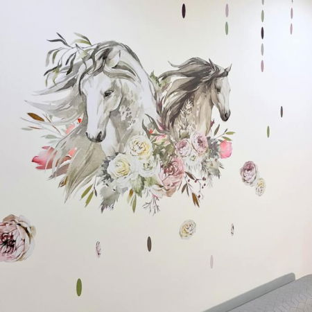 Autocolant romantic cu cai - autocolante pentru adolescenti, 67 x 95 cm [3]