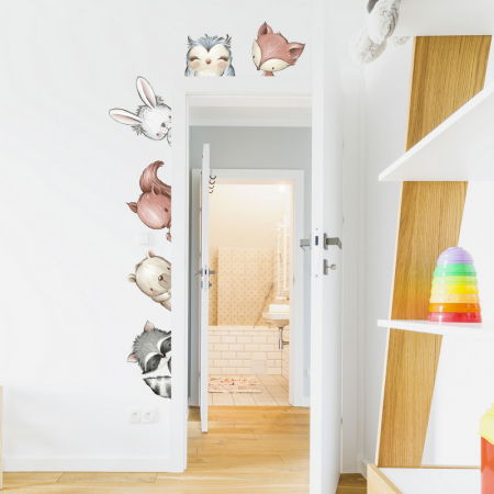 Stickere decorative - Autocolante cu animale in jurul usii, N.1 - Diverse modele