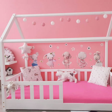 Autocolante pentru perete - Dansatori in acuarela [2]