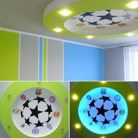 Autocolante pentru perete - Echipe de fotbal UEFA, 90 x 90 cm, Negru [3]