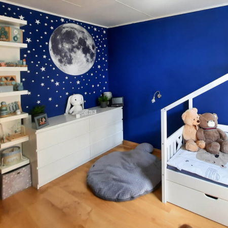 Autocolante pentru perete - Luna si stele [3]